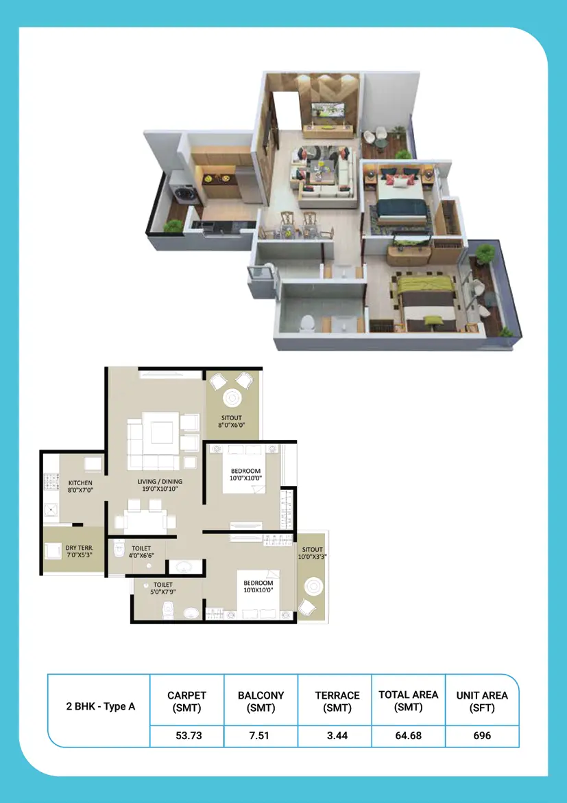 Life Season 1 & 2 BHK Flats